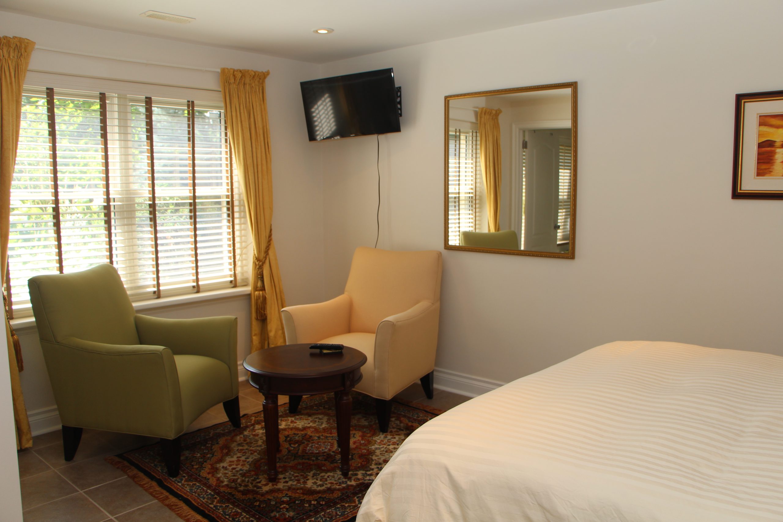 Suite #1 with seating area