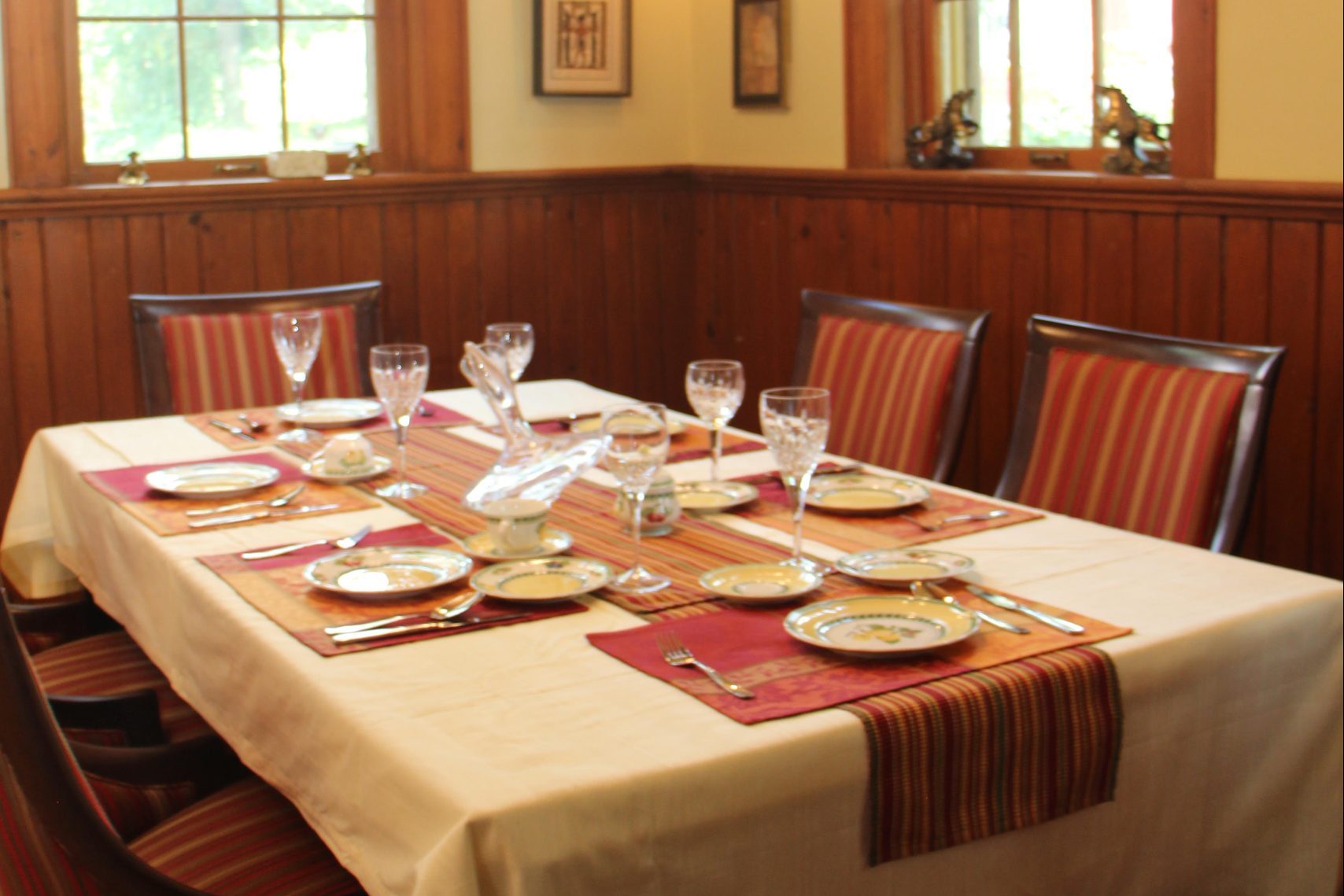 Table setting for Suite #2