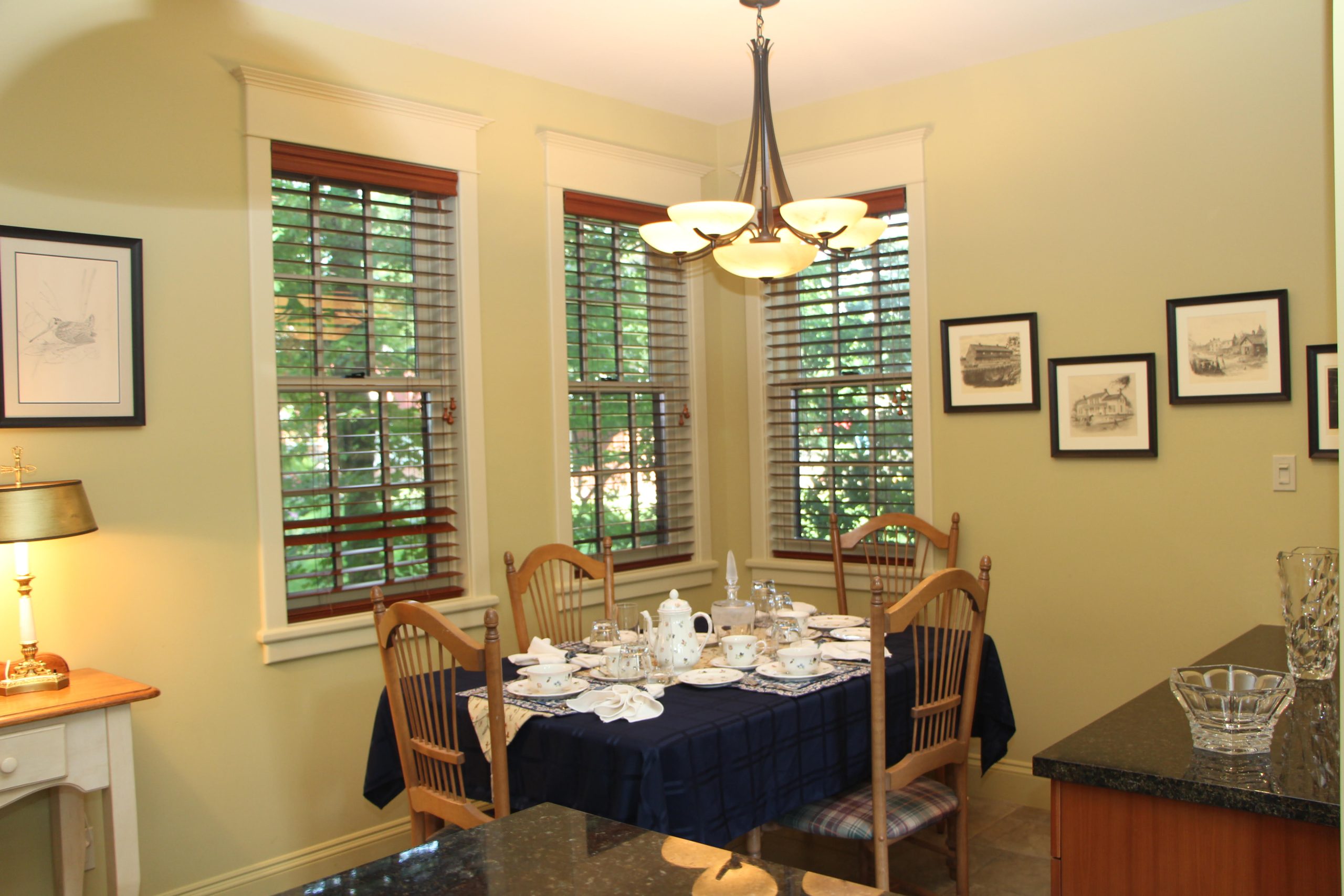 Table setting for Suite #3